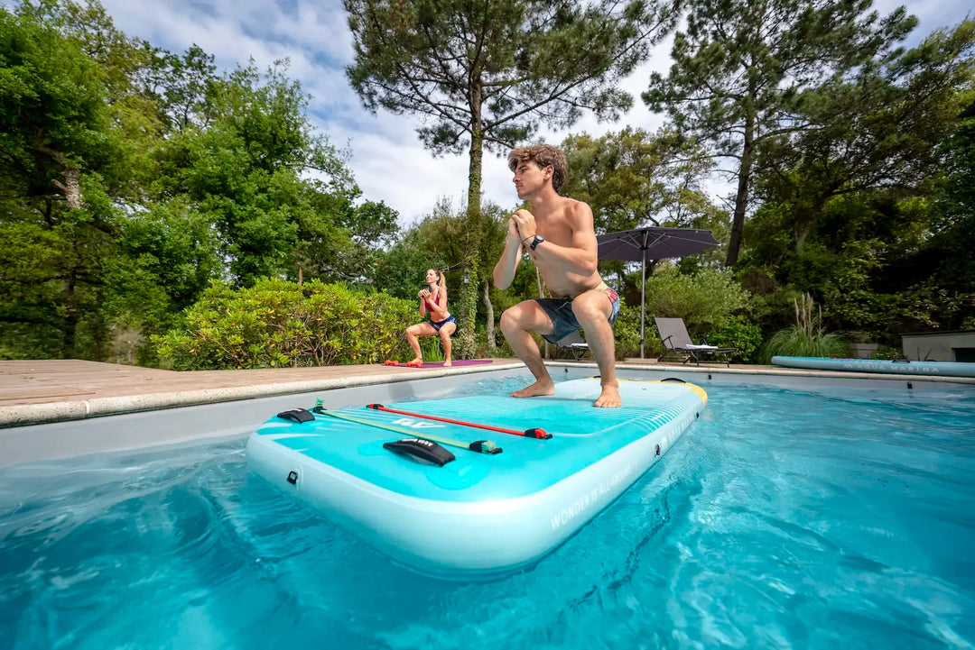 Exploring Yoga on the Aqua Marina Peace Fitness Inflatable Board