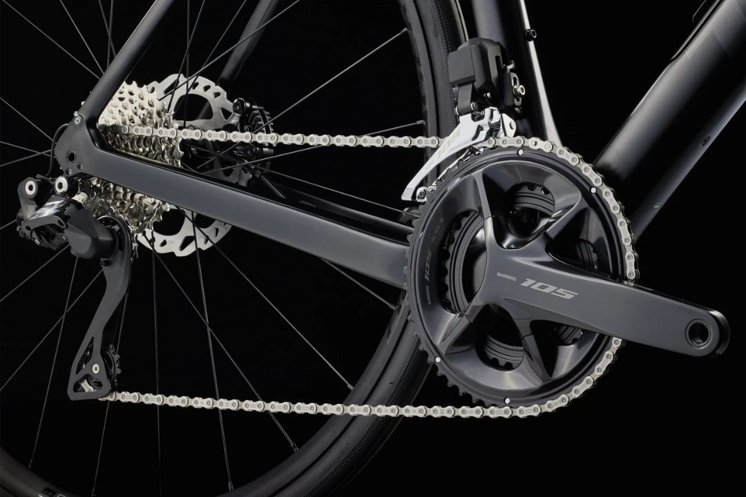 TREK 2023 DOMANE SL 6 GEN 4 ROAD BIKE -SATIN TREK BLACK 28GOODS