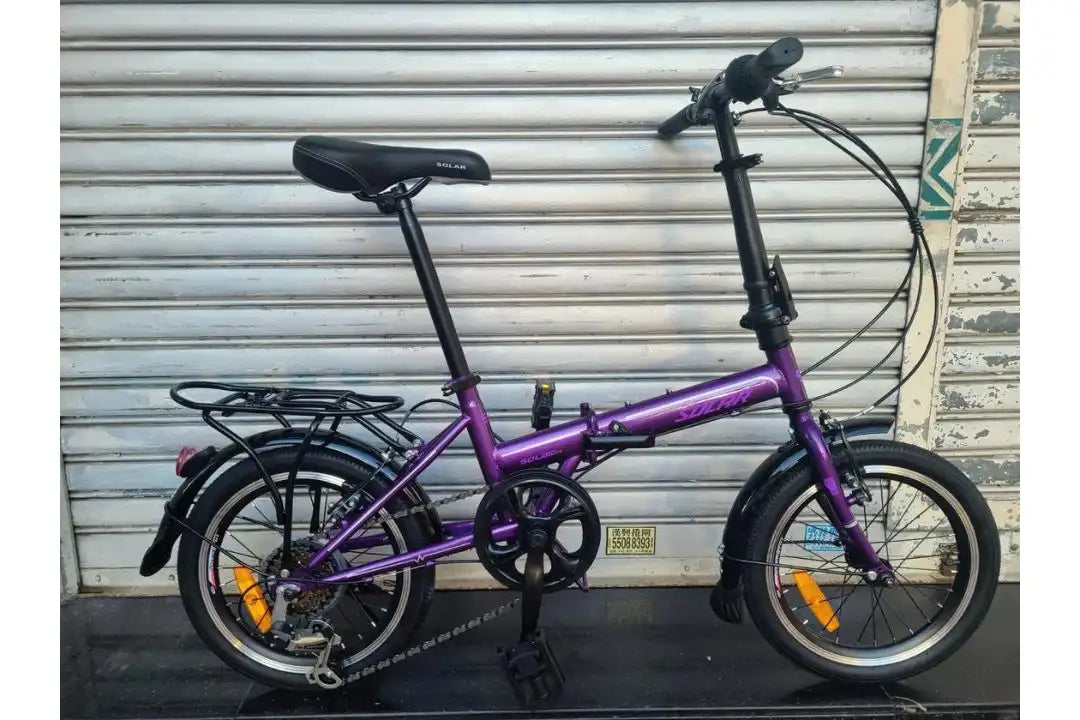SOLAR FD-100S 16-inch iron frame V-shaped folding bike-16" 28GOODS