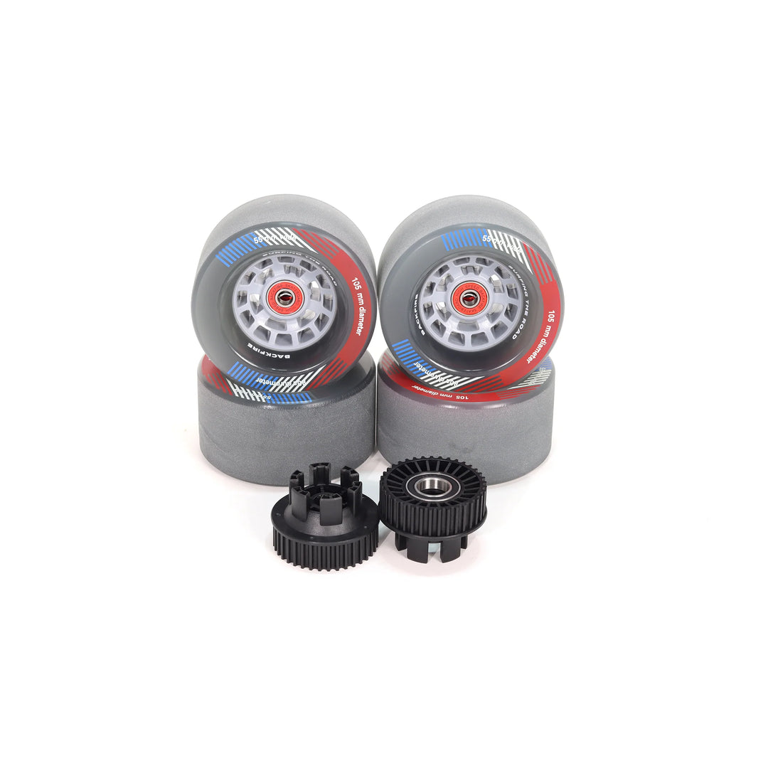 Backfire 105mm PU Wheel Set for Zealot / Zealot S / Zealot S2 / Zealot X 28GOODS