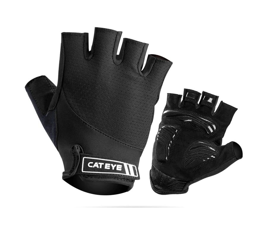 CATEYE Light and Shadow Ability Short Finger Gloves~Black 28GOODS