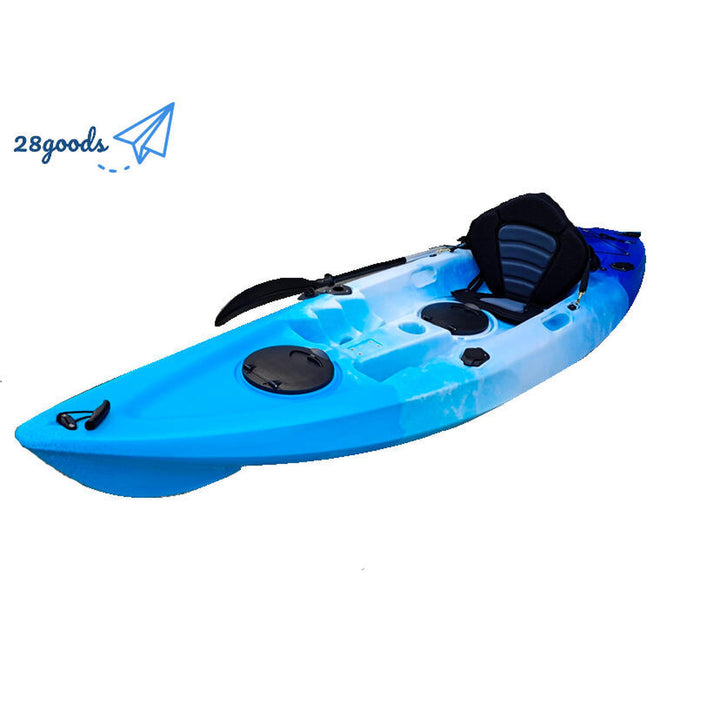28GOODS 290cm 9'6" Sit-On-Top Solid Rigid 1 Person Kayak with Paddle 28GOODS