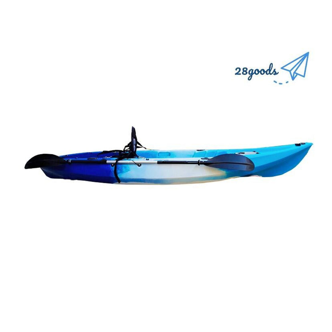 28GOODS 290cm 9'6" Sit-On-Top Solid Rigid 1 Person Kayak with Paddle 28GOODS