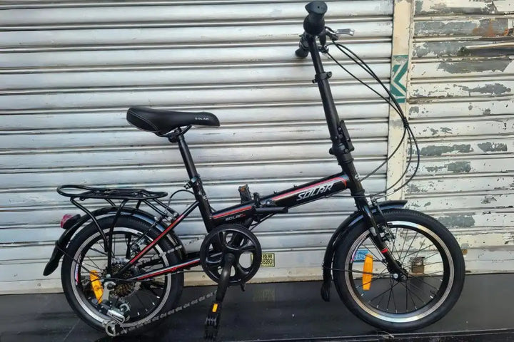 SOLAR FD-100S 16-inch iron frame V-shaped folding bike-16" 28GOODS