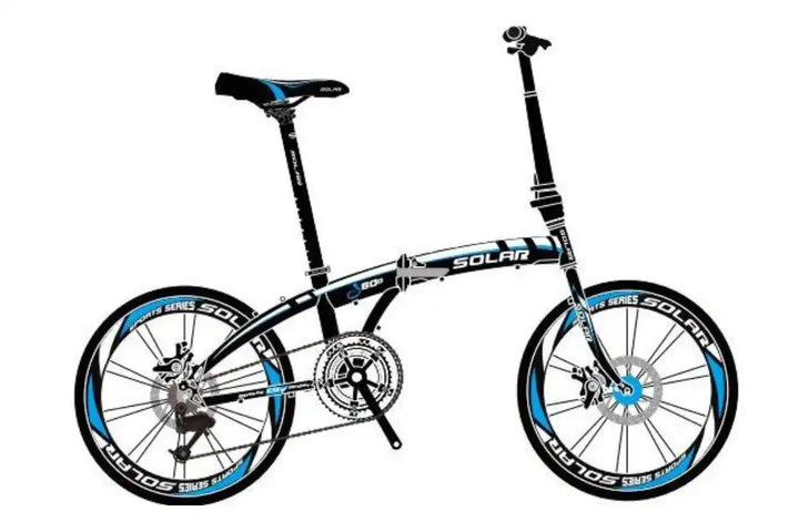 SOLAR FD-880 Aluminum alloy disc folding bike-20"-7 speed 28GOODS