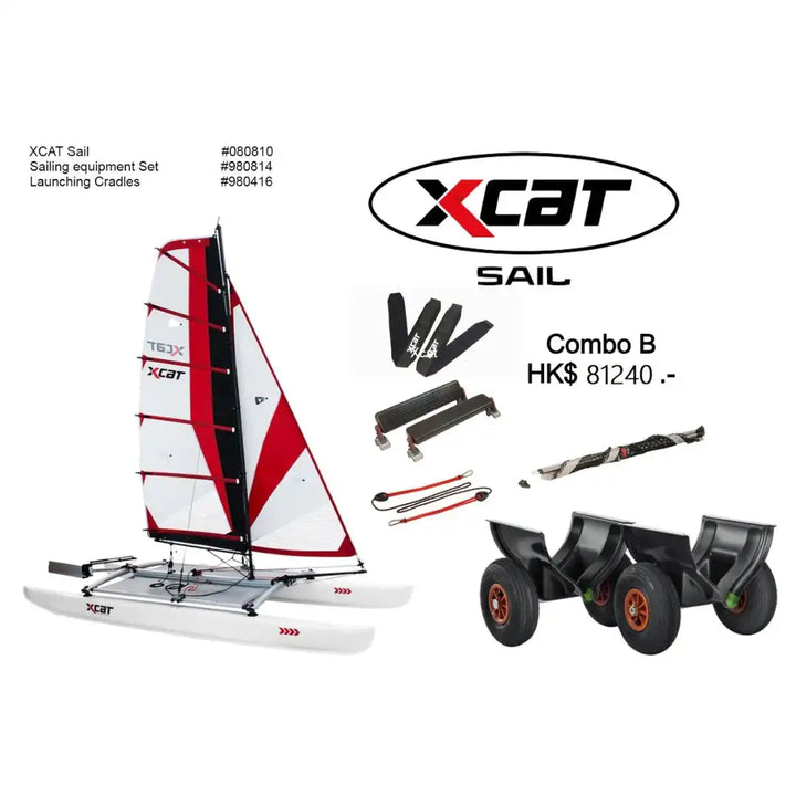 XCAT Sail Mobile sailing catamaran Boat weight only 75 kg 28GOODS