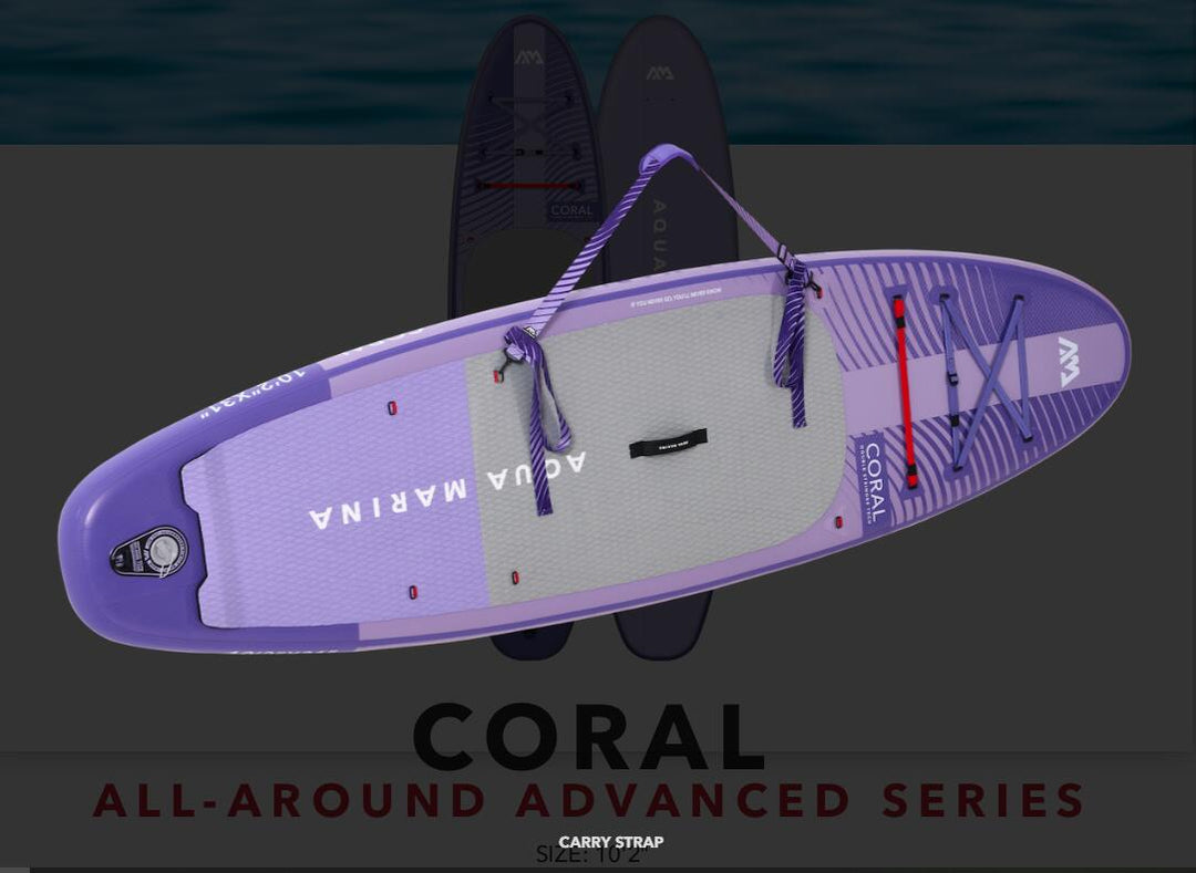 2023 Aqua Marina CORAL 10'2" 310cm Night Fade SUP Inflatable Standup board 28GOODS