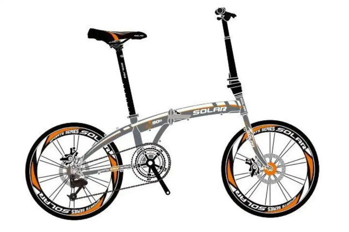 SOLAR FD-880 Aluminum alloy disc folding bike-20"-7 speed 28GOODS