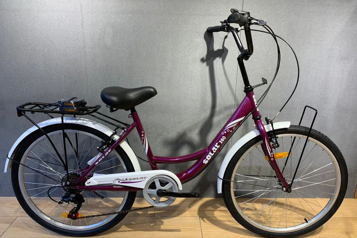 SOLAR 760 24" LADY BIKE-STEEL-6 SPEED 28GOODS