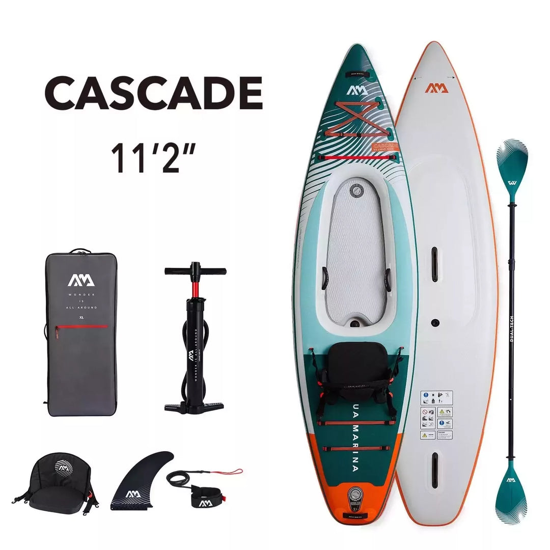 Aqua Marina Cascade VERSATILE / HYBRID KAYAK SERIES 11'2" 28GOODS