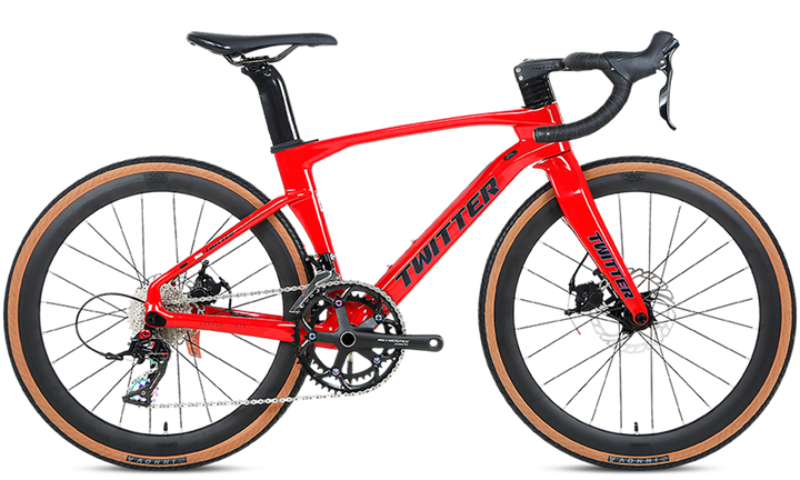 Twitter Freedom-Disc Carbon Fiber 24" Wheel Road Bike 28GOODS