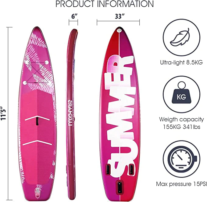 Punk Summer Tree 11'5"x33"x6" Paddle Board 28GOODS