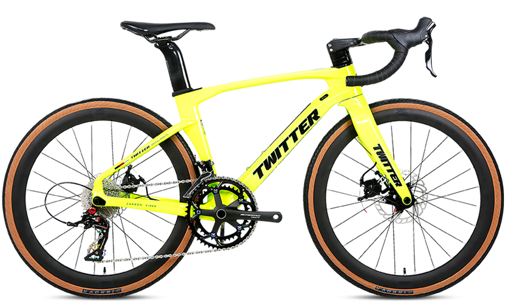 Twitter Freedom-Disc Carbon Fiber 24" Wheel Road Bike 28GOODS