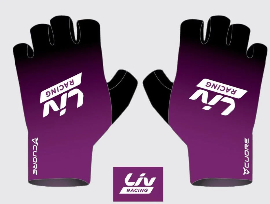 LIV RACING WORLDTEAM AERO short finger gloves~Purple 28GOODS