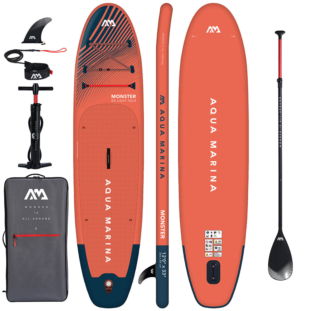 2023 Aqua Marina Monster 12' 366cm Inflatable SUP 28GOODS