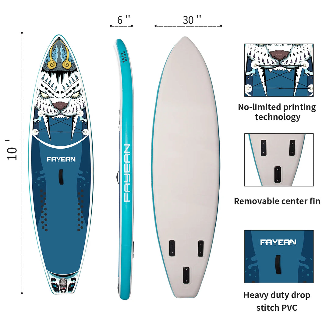 Tiger blue 10'9'' Paddle Board 28GOODS