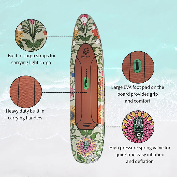 Bohemian Sunflower 11'*31.9"*6 Paddle Board 28GOODS