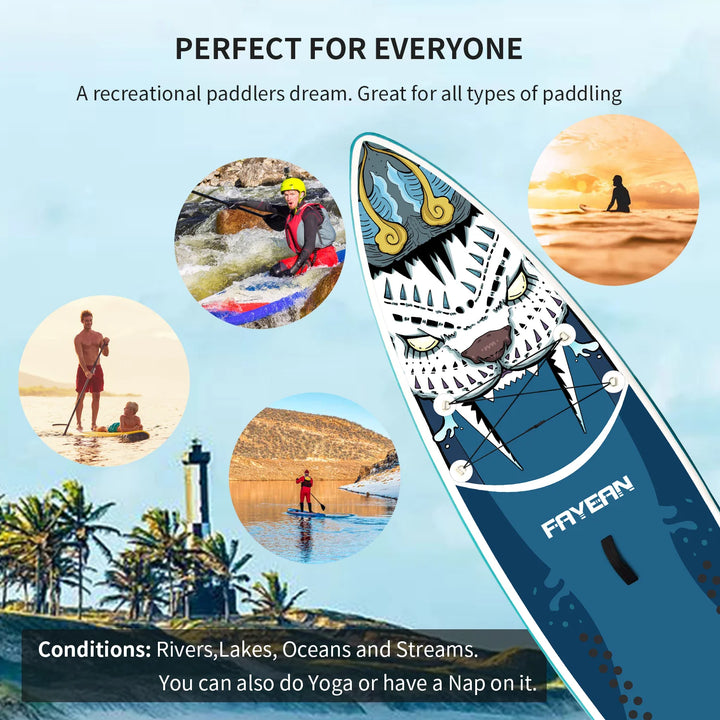 Tiger blue 10'9'' Paddle Board 28GOODS