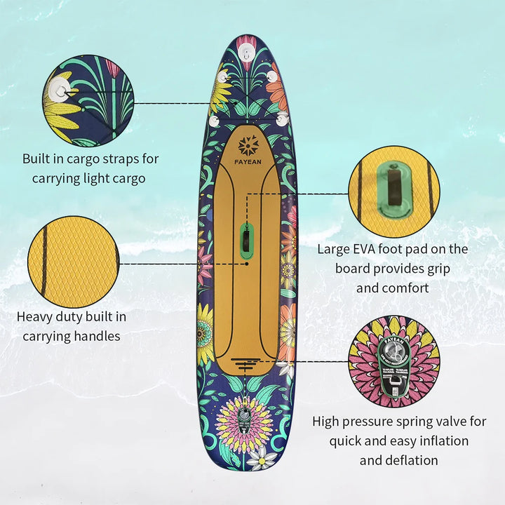 Bohemian Sunflower 11'*31.9"*6 Paddle Board 28GOODS