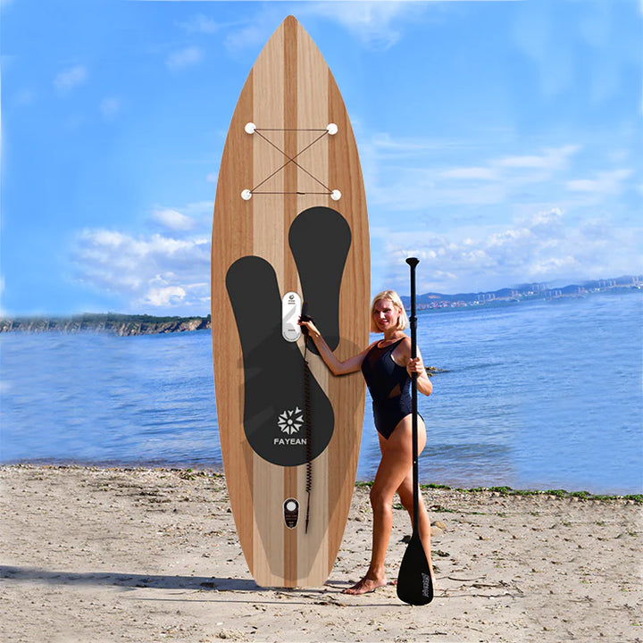 Wood Grain Footprints 11' Paddle Board 28GOODS