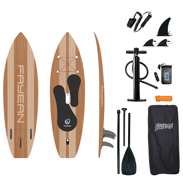 Wood Grain Footprints 11' Paddle Board 28GOODS