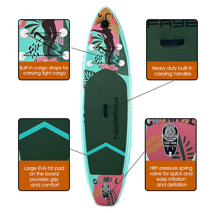 Tropical Rave Kids Edition Paddle Board 8’5‘’ 28GOODS