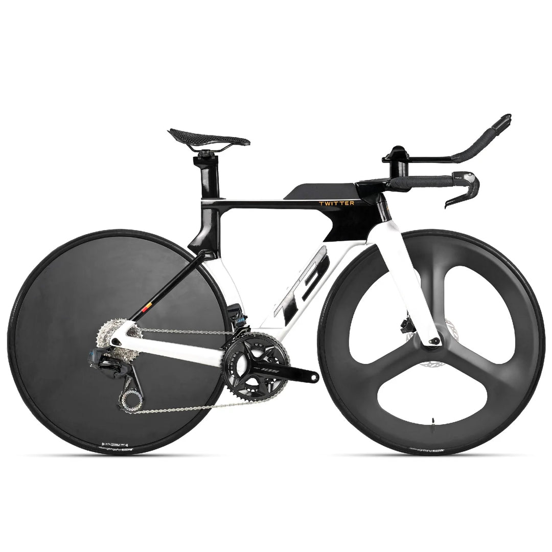 Twitter Triathlon T3 Wheeltop Wireless Electric 24S Carbon TT Road Bike