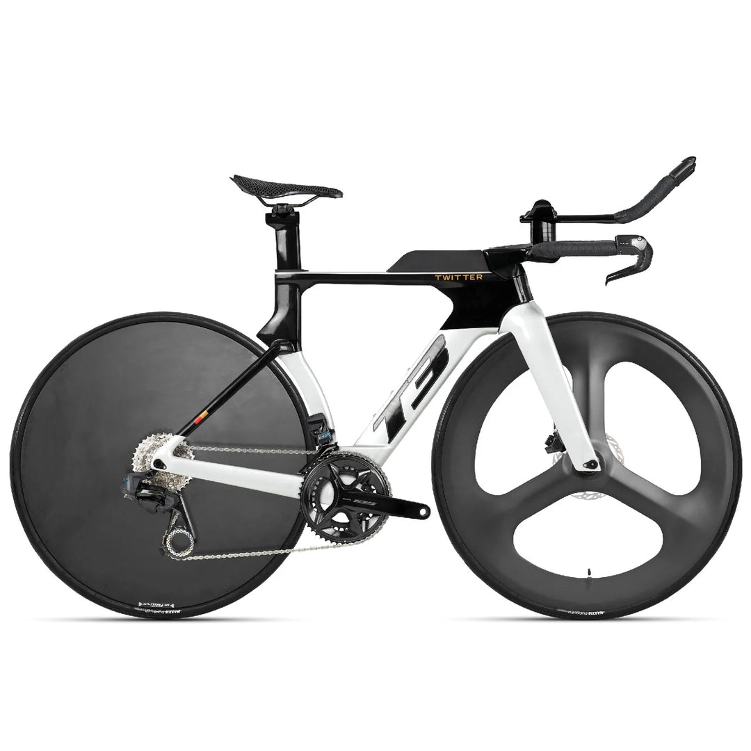 Twitter Triathlon T3 Wheeltop Wireless Electric 24S Carbon TT Road Bike