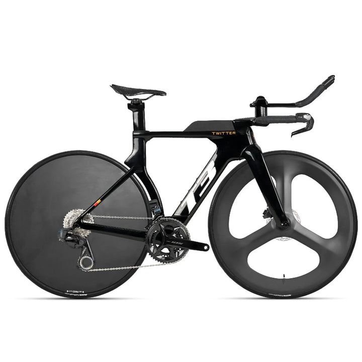 Twitter Triathlon T3 Wheeltop Wireless Electric 24S Carbon TT Road Bike