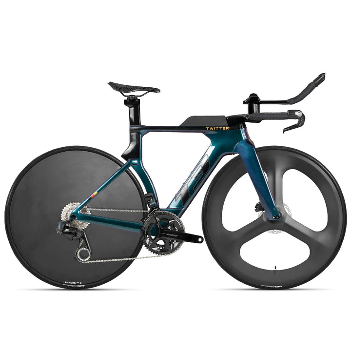 Twitter Triathlon T3 Wheeltop Wireless Electric 24S Carbon TT Road Bike