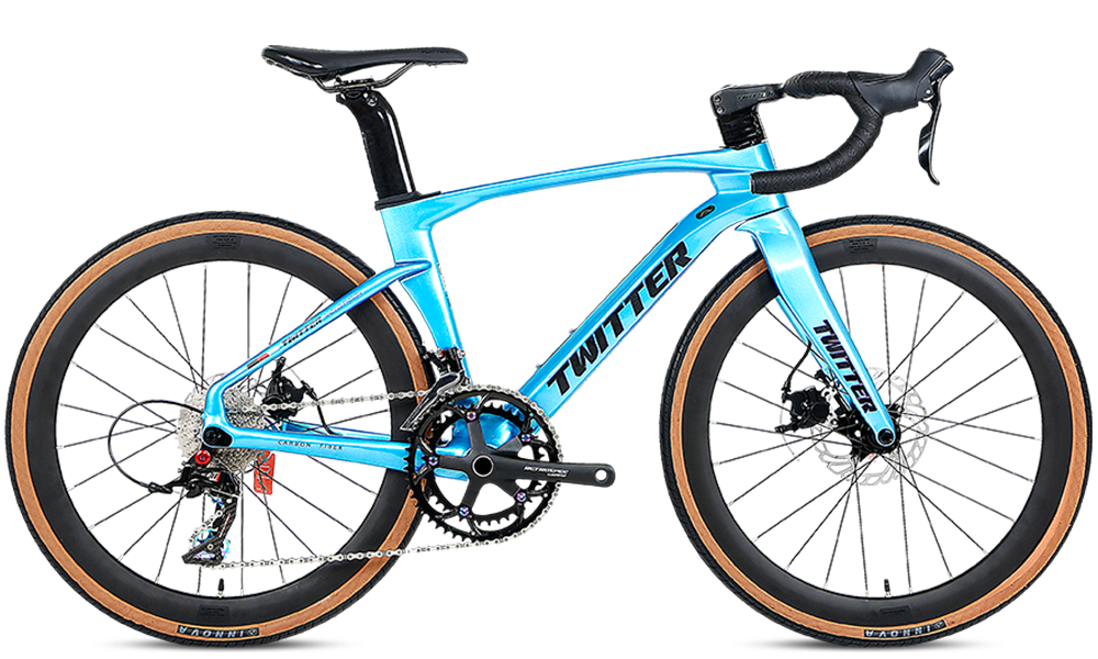 Twitter Freedom-Disc Carbon Fiber 24" Wheel Road Bike 28GOODS