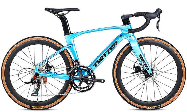 Twitter Freedom-Disc Carbon Fiber 24" Wheel Road Bike 28GOODS