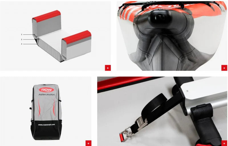 ROWonAir AIRKAYAK 16' Inflatable Kayak for all-rounders – perfect for 1-3 persons 28GOODS