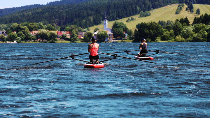 ROWonAir DUDE 18' Inflatable more stability rowing board 28GOODS