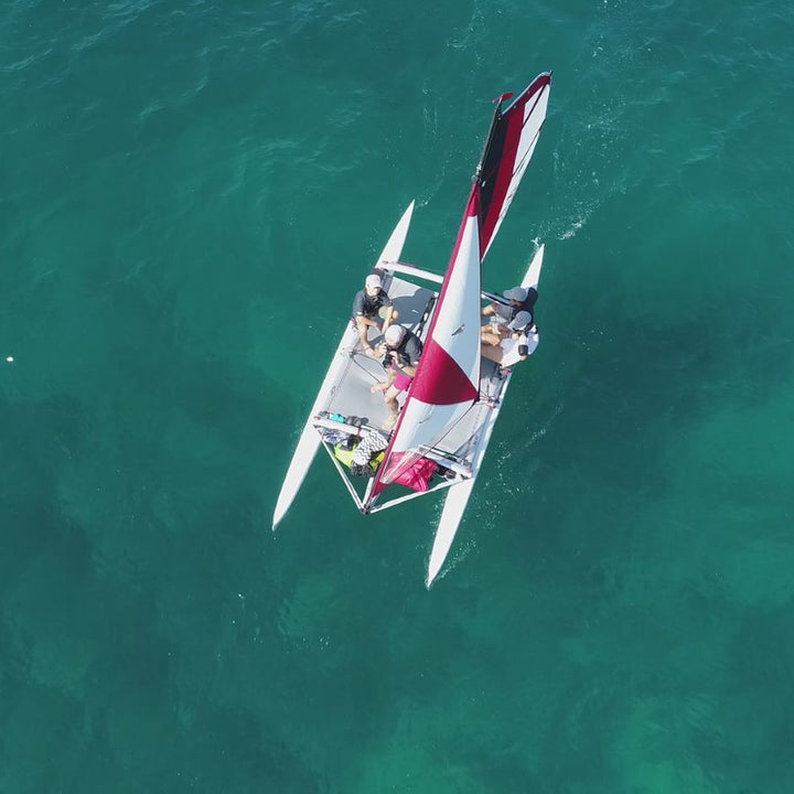 XCAT Sail Mobile sailing catamaran Boat weight only 75 kg 28GOODS