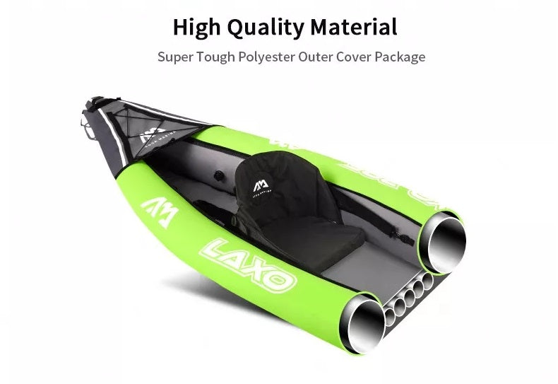 Aqua Marina Laxo 12’6’’(381 cm) HEAVY-DUTY PVC KAYAK WITH INFLATABLE I-BEAM DECK 28GOODS