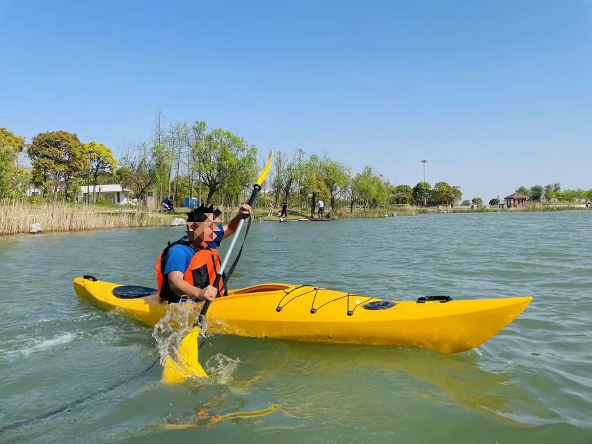 New 3.6m sit in solo Rigid Kayak with paddle 28GOODS