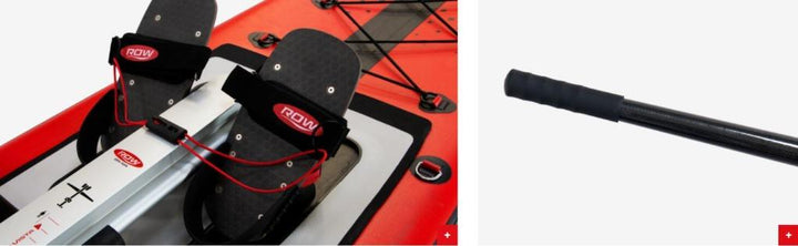 ROWonAir RowVista® Inflatable Rowing Skid system for rowing board with Carbon Oar sets Moving forward edition 28GOODS