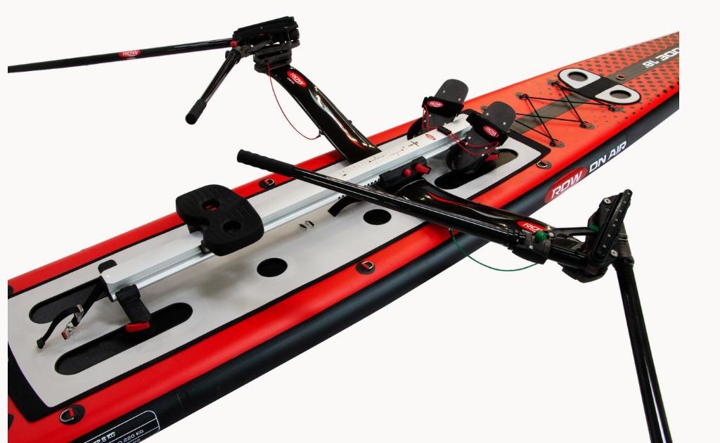 ROWonAir RowVista® Inflatable Rowing Skid system for rowing board with Carbon Oar sets Moving forward edition 28GOODS