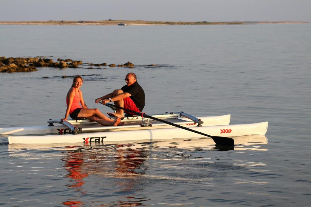 XCAT RowMotion Multi-Sport-Catamaran- a classic reverse rowing motion 28GOODS